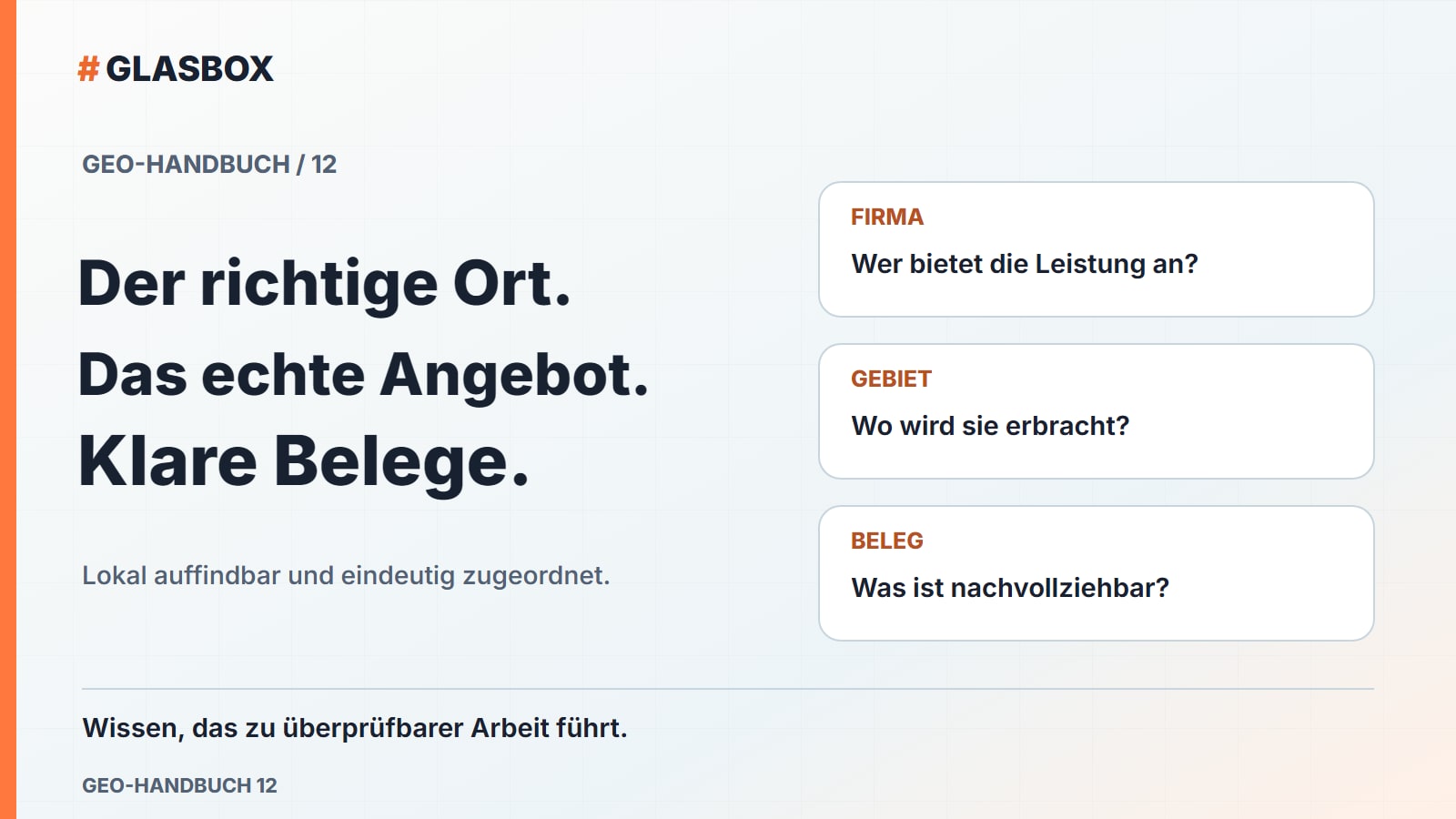 Local GEO für Schweizer KMU