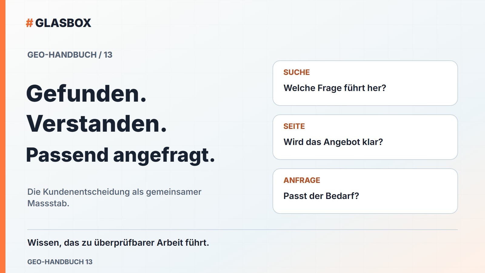 SEO und GEO: von der Suche zur qualifizierten Anfrage