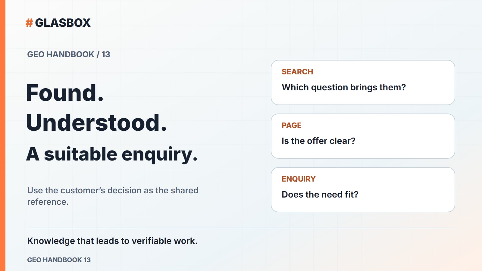 SEO and GEO: from search to qualified enquiry