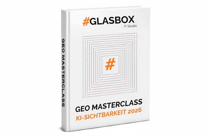 GlasBox GEO Masterclass — KI-Sichtbarkeit 2026, Kurscover